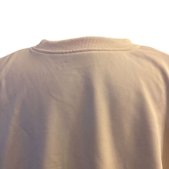 Pink Flamingo Christmas Holiday Lights Lightweight Tan‎ Top Sz XL - Picture 7 of 12